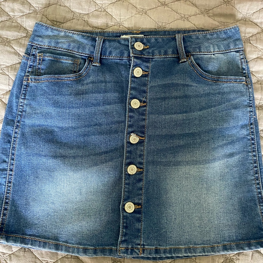 jean skirt